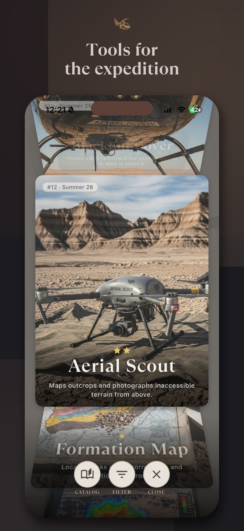 Mesozoica aerial scout tool